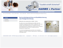Tablet Screenshot of harmsundpartner.de